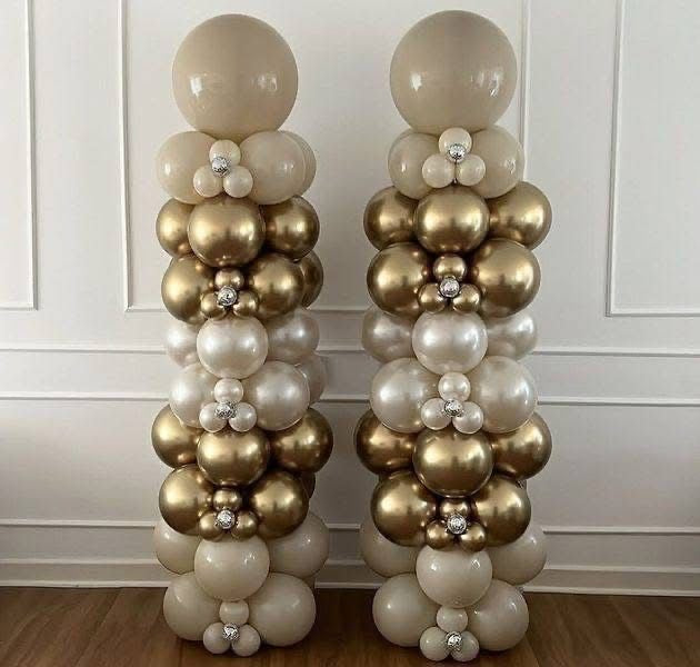 Colonnes de ballons sur mesure