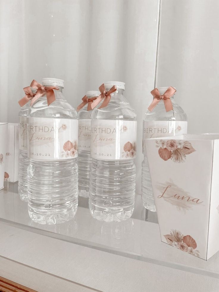 Bouteilles d'eau personnalisée